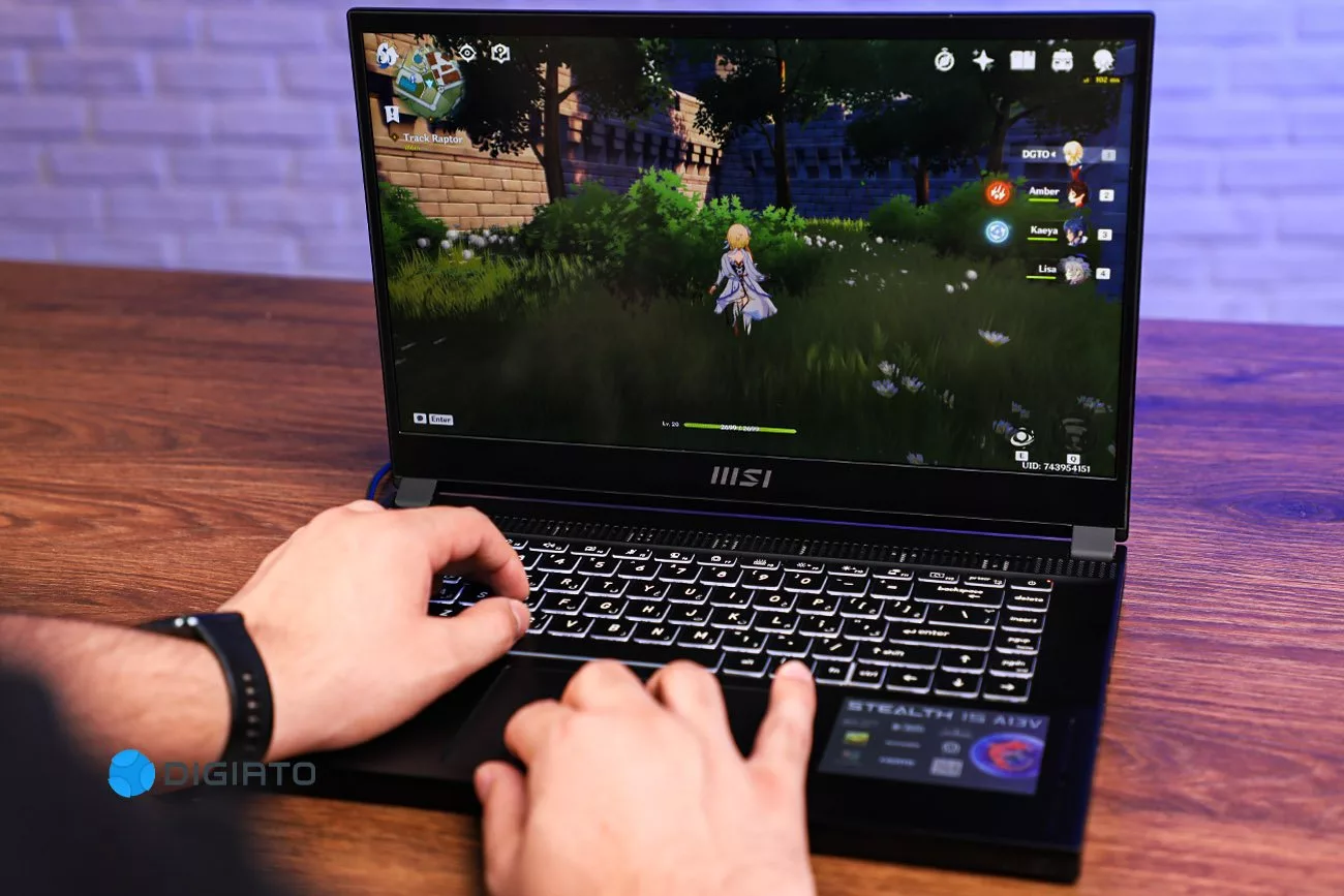 نقد و بررسی لپ تاپ گیمینگ MSI استلث ۱۵ نسل سیزدهم 8 لپ تاپ گیمینگ MSI استلث ۱۵