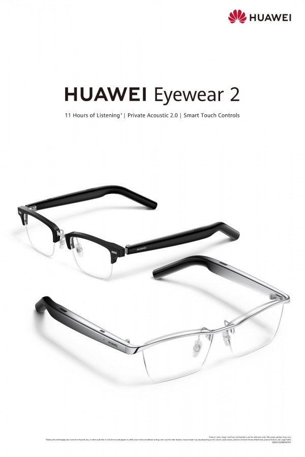 هواوی از جدیدترین تبلت، ایرباد و عینک هوشمند خود رونمایی کرد 2 عینک هوشمند هواوی Eyewear 2