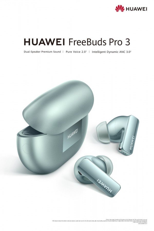 هواوی از جدیدترین تبلت، ایرباد و عینک هوشمند خود رونمایی کرد 1 هواوی Freebuds Pro 3