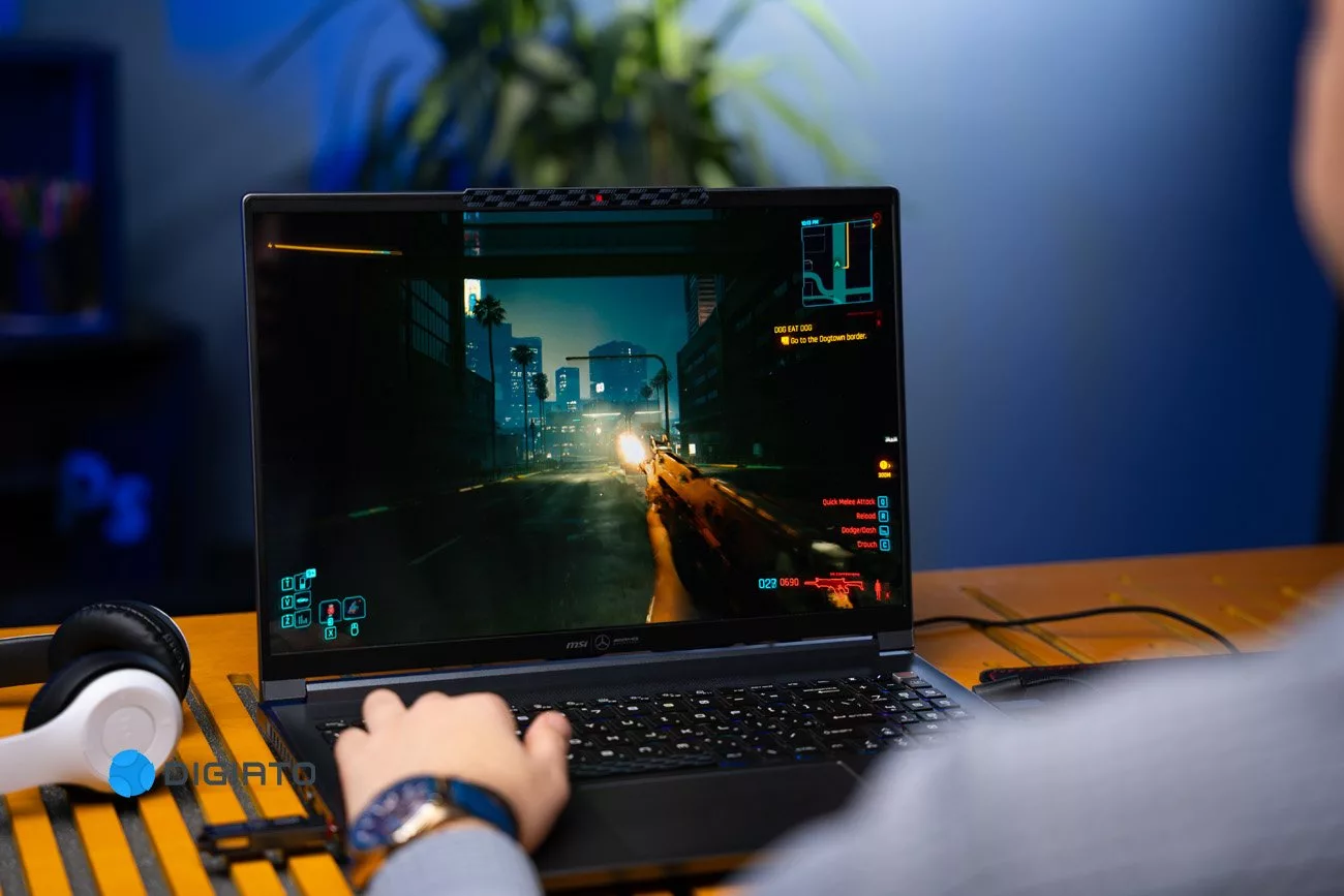 بازدید لپ تاپ MSI استلث ۱۶ نسخه اختصاصی مرسدس بنز 8 بررسی لپ تاپ MSI Stealth 16 مرسدس بنز