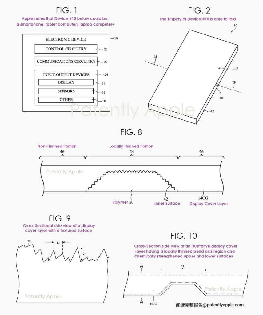1709958408 543 اپل روی نمایشگر تاشو بدون چین‌خوردگی برای آیفون و آیپد