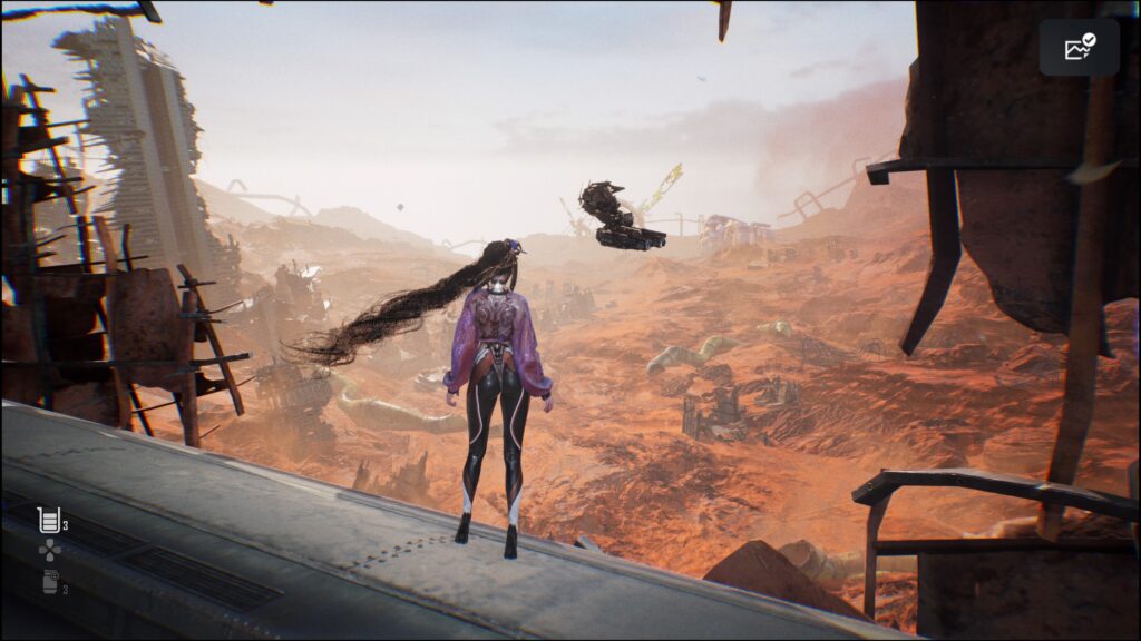 بازدید بازی Stellar Blade_غروب شهر 16 بررسی Stellar Blade