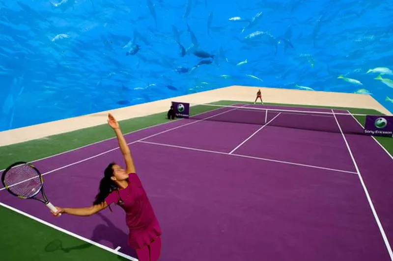 مطرح اولین استادیوم زیر آب جهان با سقف شیشه ای در دبی_غروب شهر 1 1714280166 188 مطرح اولین استادیوم زیر آب جهان با سقف شیشه ای