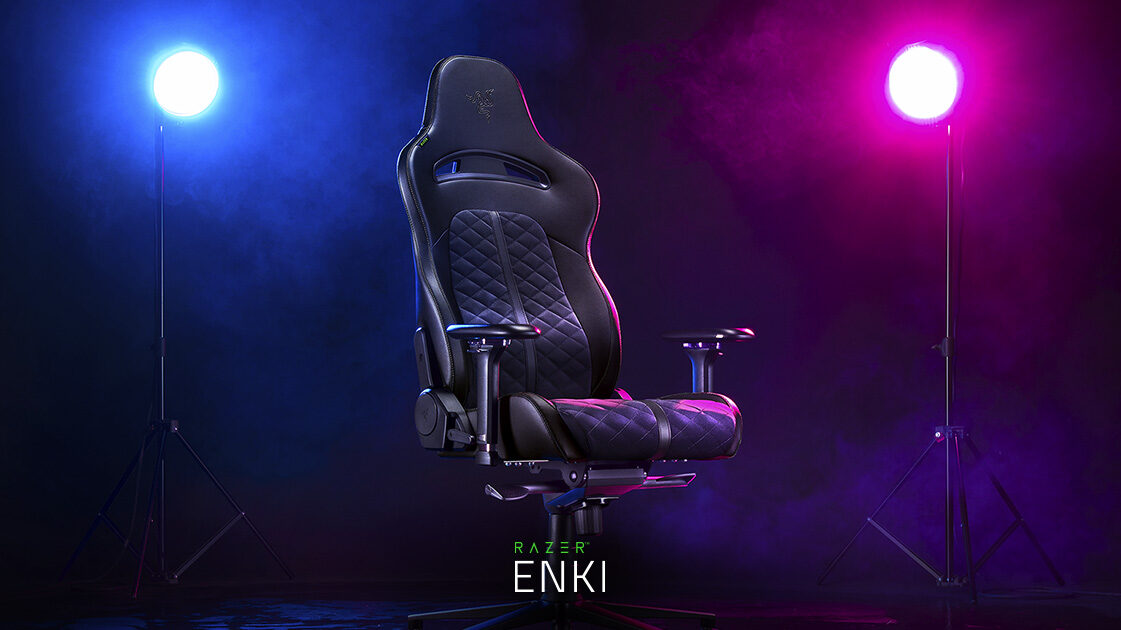 بهترین صندلی های گیمینگ | راهنمای خرید جامع_غروب شهر 28 تصویر صندلی گیمینگ ریزر مدل ENKI