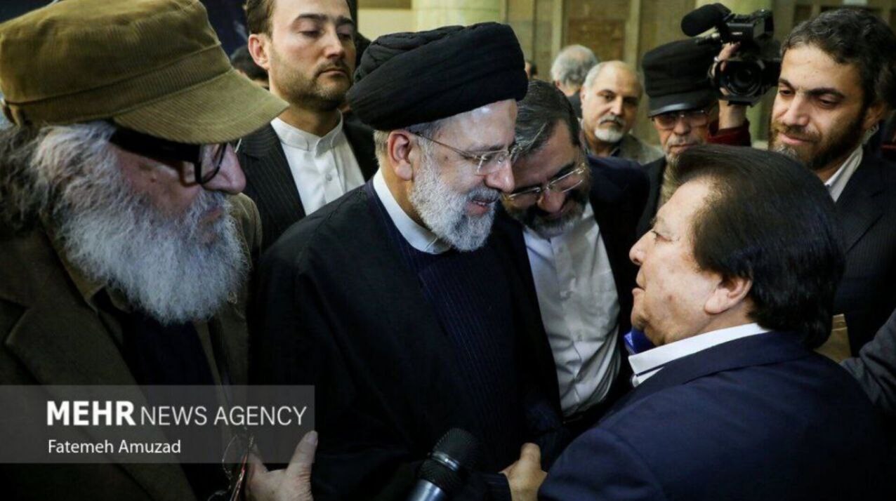 چند قاب از شهید ابراهیم رئیسی با اهالی فرهنگ و هنر_غروب شهر 3 فرهنگ و هنر , هنرمندان , سید ابراهیم رئیسی ,