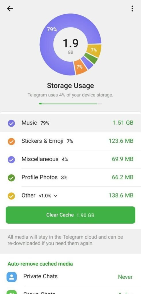 پاک کردن حافظه تلگرام | چطور حافظه کش تلگرام را خالی کنیم + نکات_غروب شهر 6 1718553529 867 پاک کردن حافظه تلگرام چطور حافظه کش تلگرام را