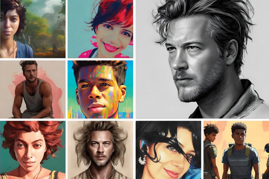 12تا از بهترین برنامه های هوش مصنوعی در جهان که باید بشناسید!_غروب شهر 30 Lensa