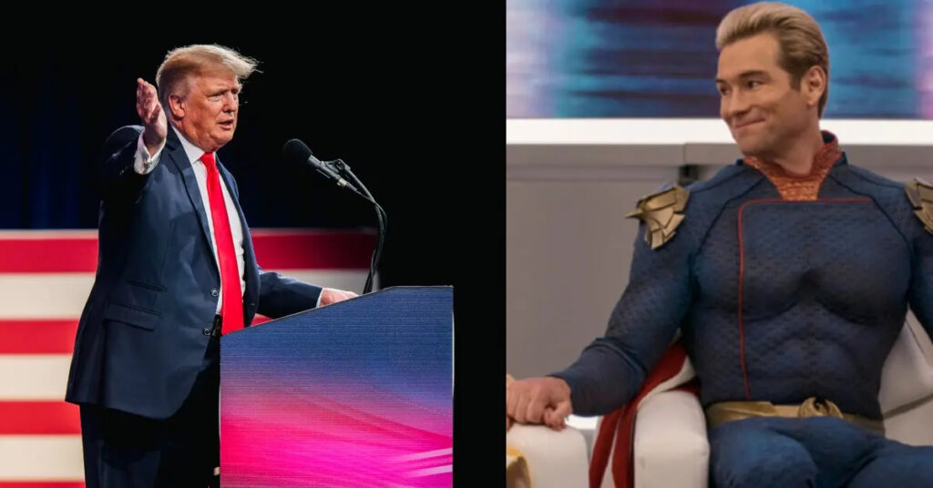 سریال The Boys و تمسخر ترامپ با ابرقهرمانان_غروب شهر 4 فصل جدید سریال The Boys در استهزای ابرقهرمانان عالی عمل میکند