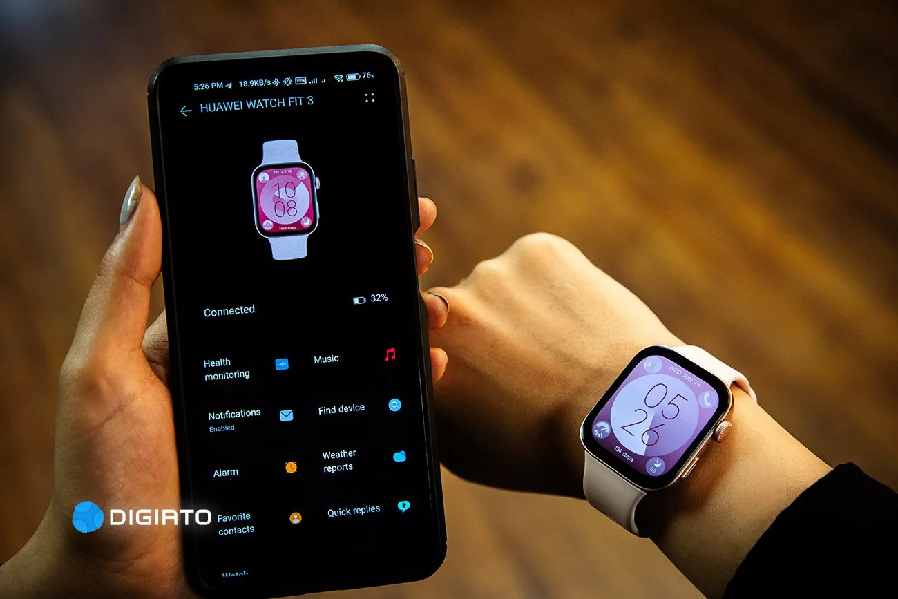 اپل واچ با نصف قیمت_غروب شهر 3 بررسی ساعت هوشمند هوآوی Watch Fit 3