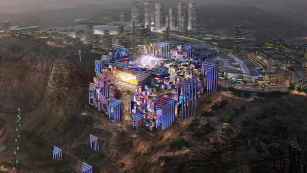 عربستان برای جام جهانی 2034 در 350 متری زمین استادیوم میسازد_غروب شهر 1 1722703364 780 عربستان برای جام جهانی 2034 در 350 متری زمین استادیوم