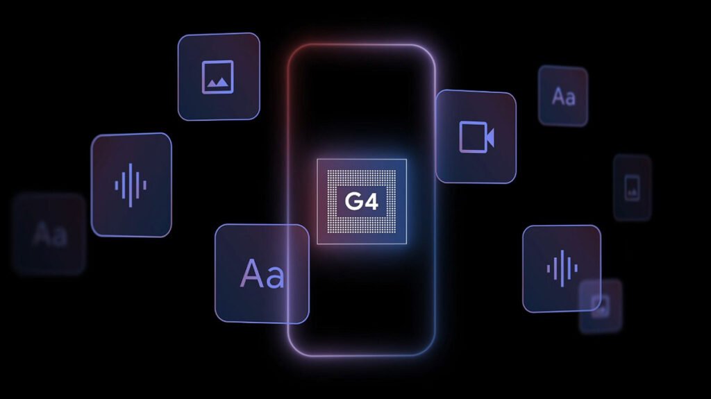 تنسور G4 تلفنهای پیکسل 9_غروب شهر 1 ویژگی های هوش مصنوعی تراشه تنسور G4 گوگل