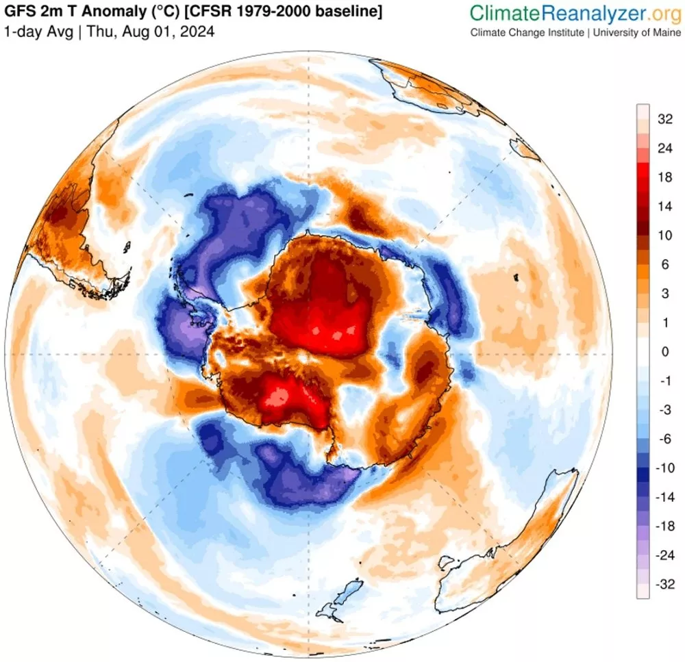 موج گرما در سردترین نقطه زمین؛ افزایش 10 درجه‌ای دمای.webp